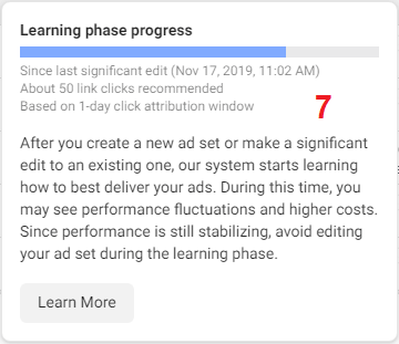Learning Phase Progress
