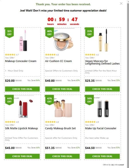 post purchase upsell