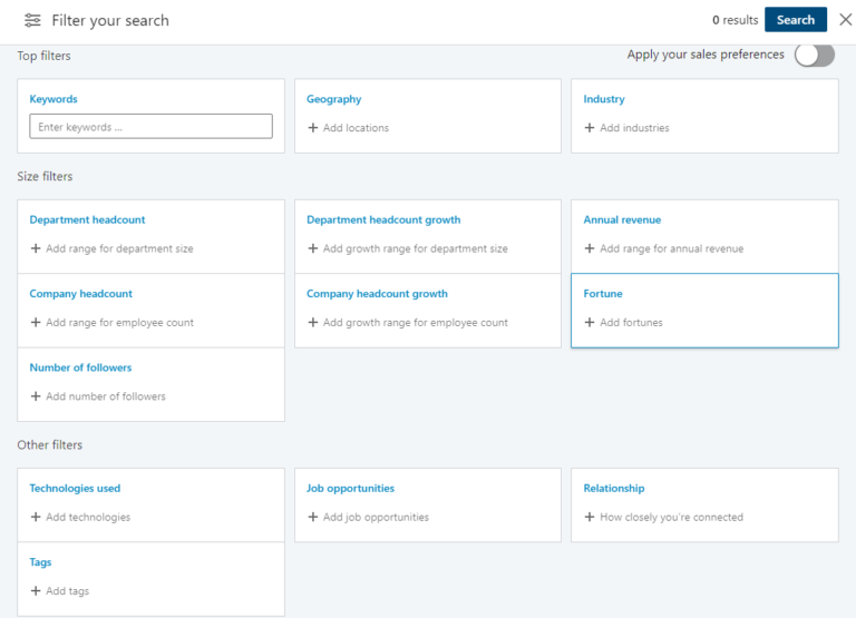 LinkedIn Sales Navigator
